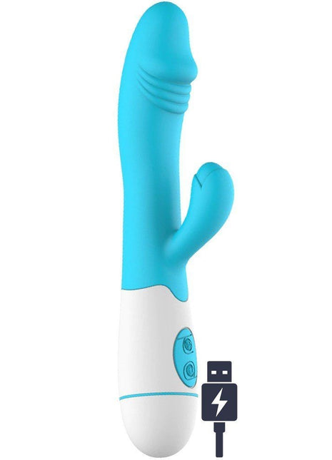 Erox Mix Vibe 30 Mod Titreşimli Rabbit Vibratör-Blue