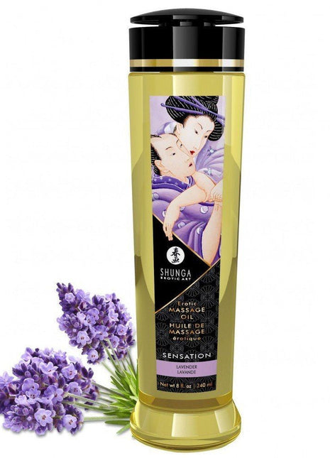 Shunga Massage Oil Lavanta Aromalı Masaj Yağı 240 Ml.