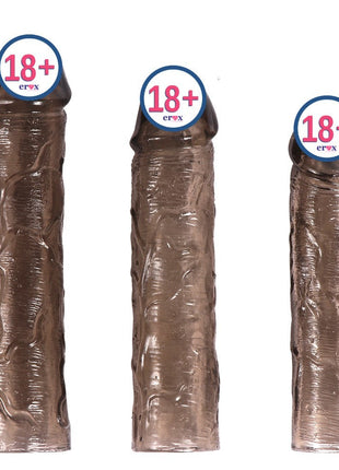 Shequ 3 Farklı Boyda Melez Penis Kılıfı Seti