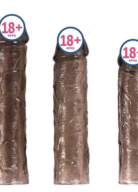 Shequ 3 Farklı Boyda Melez Penis Kılıfı Seti