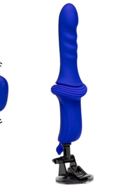 Calexotics Overdrive Ridged Thruster Sex Machine Uzaktan Kumandalı İleri Geri Hareketli Seks Makinesi Vibratör
