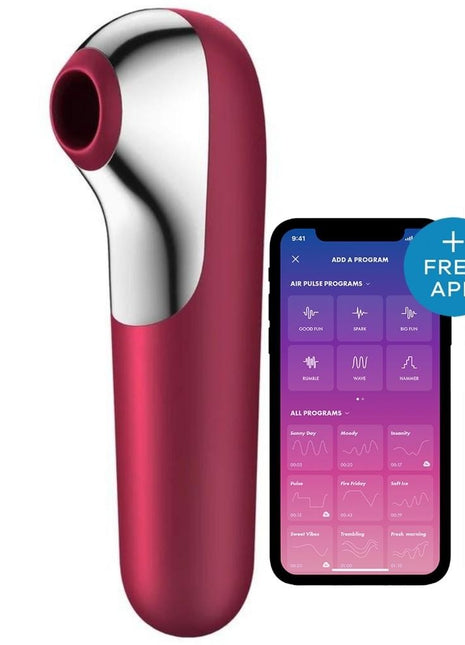 Satisfyer Dual Love Red Telefon Kontrollü Vibratör