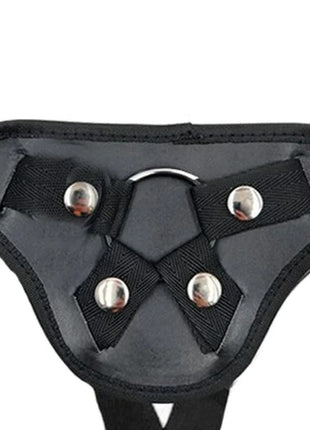 Erox Strap-On Me Belt Metal O-Ring 3 Pcs. Belden Bağlama Penis Kemeri-Black