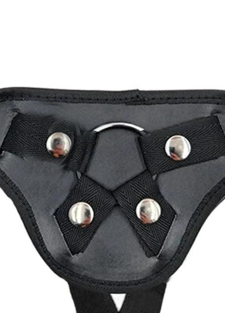 Erox Strap-On Me Belt Metal O-Ring 3 Pcs. Belden Bağlama Penis Kemeri-Black