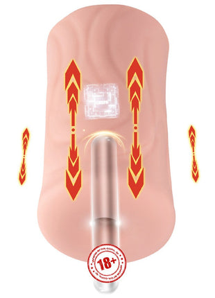 Shequ No.1 White Vagina İleri Geri Hareketli Vajina Masturbator SQ-MAT60135