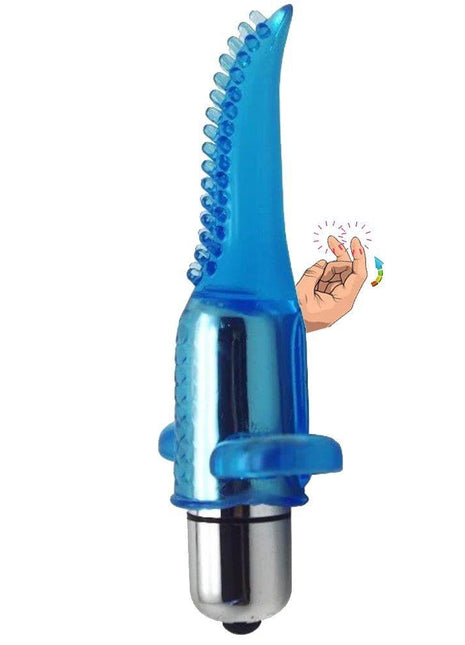 Erox To Me Finger Vibrator Klitoris Uyarıcı Parmak Vibratör-Blue