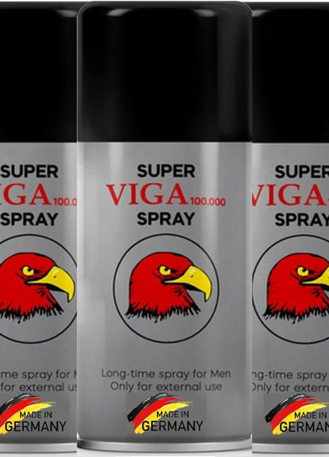 Orjinal Süper Viga 100.000 Erkeklere Özel E Vitaminli Penis Spreyi 3'lü Paket