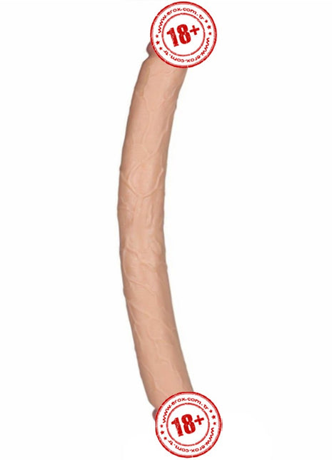 Lovetoy King Size 43 cm Realistik Ultra Esnek Çift Taraflı Penis