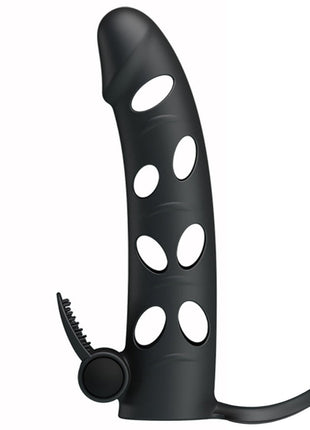 Pretty Love Penis Sleeve With Ball Strap Testis Geçirmeli Penis Kılıfı