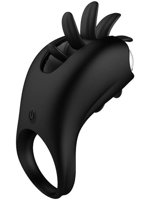 Erox Clitoral Stimulating Şarjlı Penis Halkası? Siyah