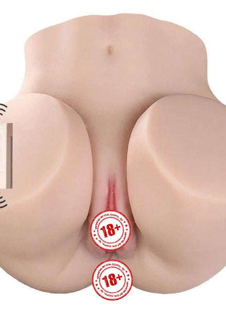 Shequ Mignon Emişli ve Titreşimli Realistik Kalça Masturbator SQ-MAS50090