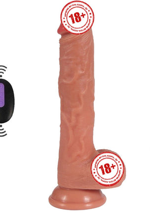 Shequ Harlan Telescopic Dildo İleri Geri Hareketli Realistik Penis SQ-T10015