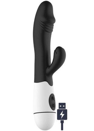 Erox Mix Vibe 30 Mod Titreşimli Rabbit Vibratör-Black