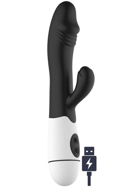 Erox Mix Vibe 30 Mod Titreşimli Rabbit Vibratör-Black