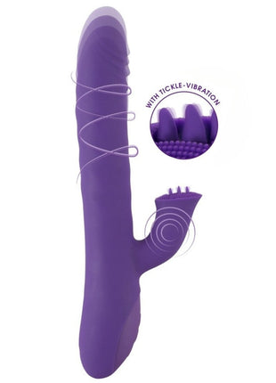 Sweet Smile Thrusting And Rotating Do?nebilen Ve I?leri Geri Hareketli Rabbit Vibrato?r