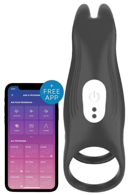 Erox Alex Telefon Kontrollü ve G Spot Uyarıcı Penis Halkası