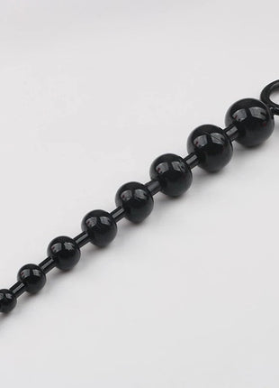 Exovid Anal Beads Siyah Kademeli Anal Zevk Topu