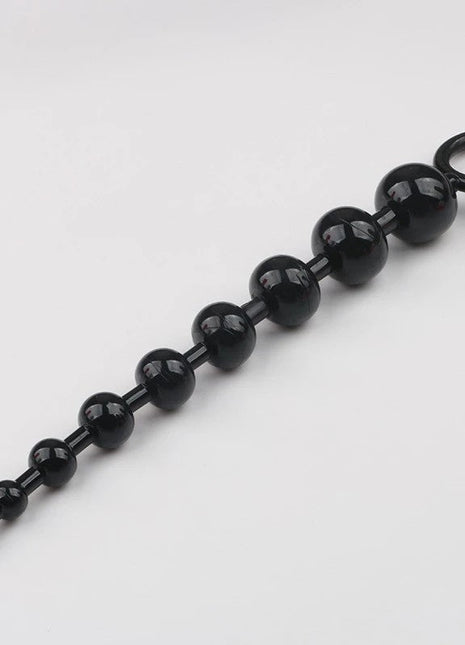 Exovid Anal Beads Siyah Kademeli Anal Zevk Topu