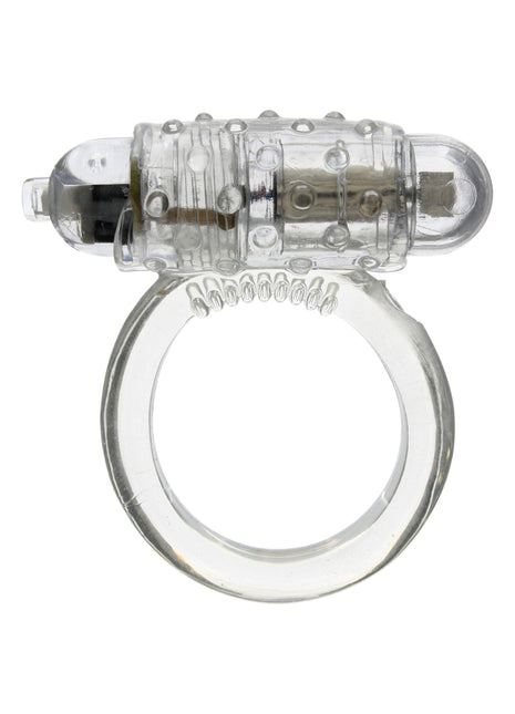Seven Creations Cock Ring Şeffaf Esnek Titreşimli Penis Halkası