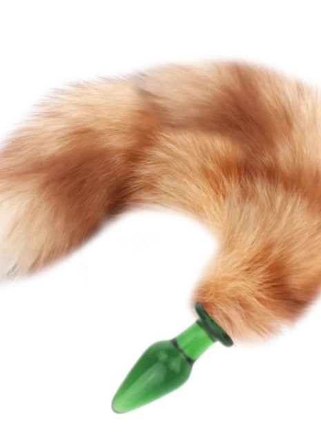 Erox Fantasy Slips Glass Tail Kuyruklu Cam Anal Plug