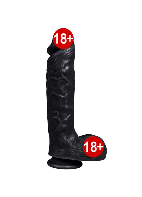 Yuechao Cremp 20 Cm Damarlı Realistik Flexible Zenci Penis