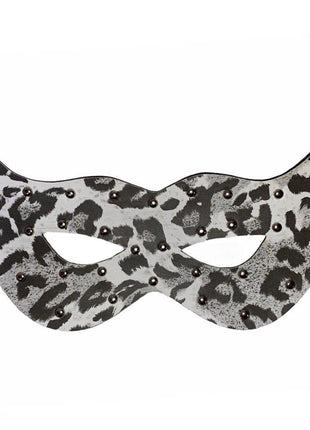 Fetish Dreams Gri Leopar Desenli Göz Maskesi