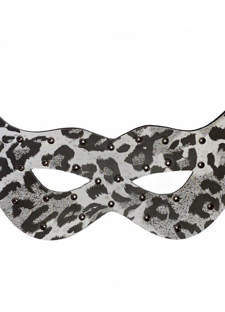 Fetish Dreams Gri Leopar Desenli Göz Maskesi
