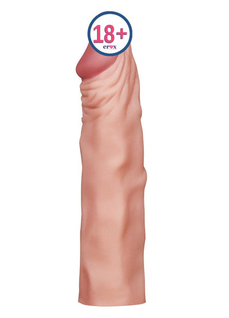 Lovetoy Pleasure X-Tender Girth 5 cm Dolgulu Realistik Penis Kılıfı
