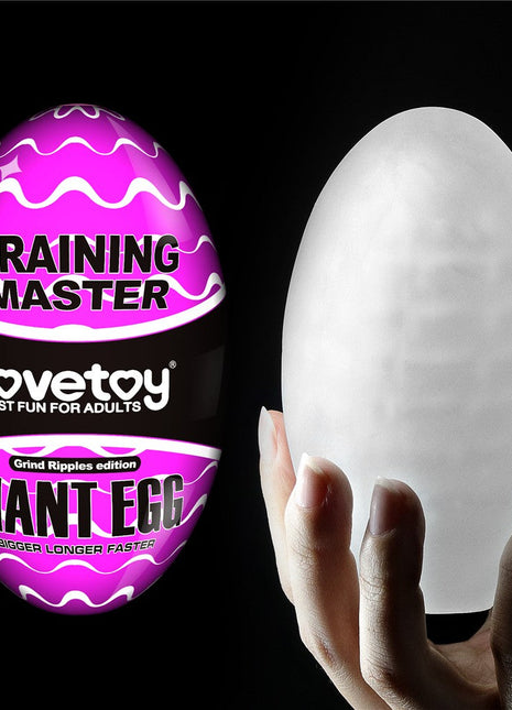 Lovetoy Giant Egg Grind Ripples Edition Masturbator