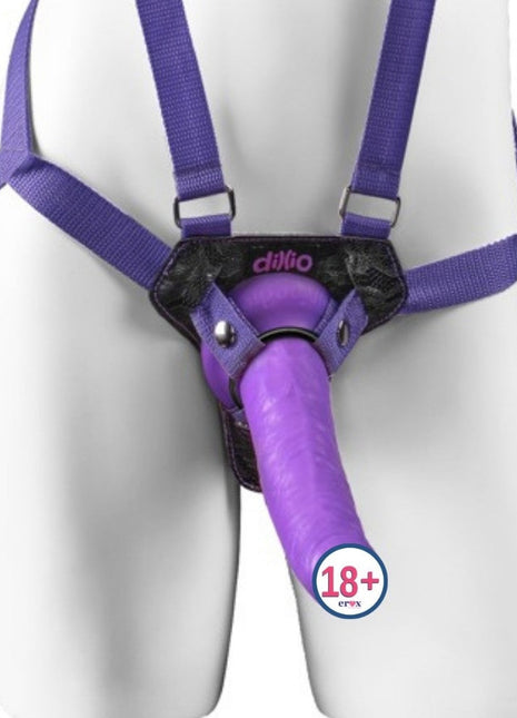 Pipedream Dillio 7 İnch Strap-On Suspender Harness Set Askı Kemerli Penis