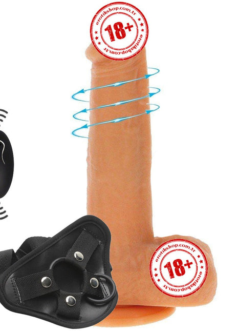 ToyJoy Naked 21 Cm Kemerli Dönebilen Hareketli Penis