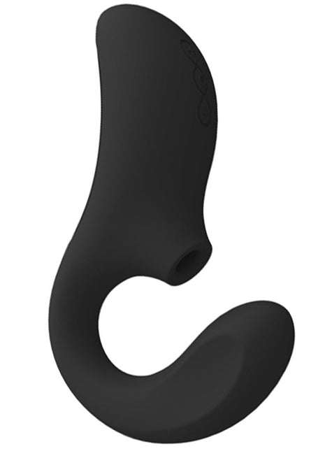 Lelo Enigma Dual Stimulation Sonic Massager Black Çift İşlevli Vibratör