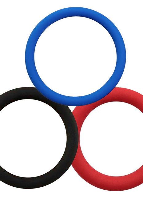 ToyJoy Triple Rings Multicolor 3 Pcs. Penis Halkası