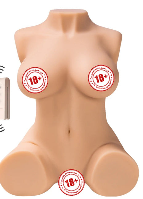 Shequ Britney Emişli ve Titreşimli Yarım Vücut Masturbator SQ-MAS20028