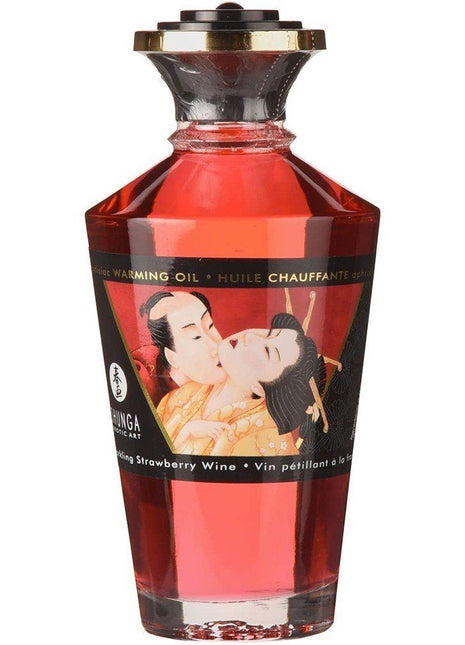 Shunga Aphrodisiac Warming Oil 100 Ml Strawberry Istımalı Masaj Yağı 100 Ml.