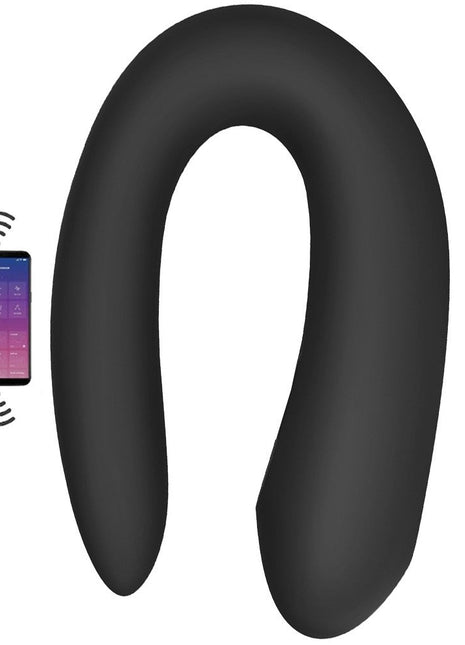 Satisfyer Double Fun Siyah Telefon ve Uzaktan Kumanda Kontrollü Vibratör