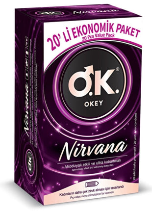Okey Nirvana 20'li Prezervatif
