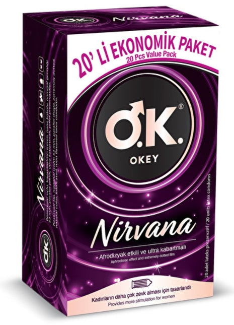 Okey Nirvana 20'li Prezervatif