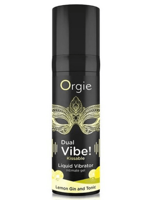 Orgie Dual Vibe Limon Aromalı Öpülebilir Likid Vibratör 15 Ml.