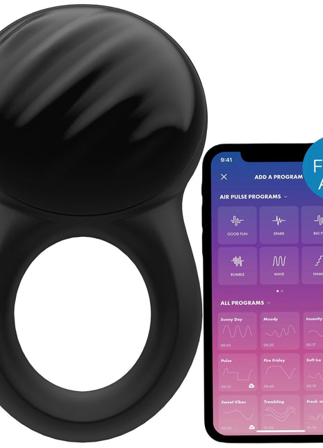 Satisfyer Signet Ring Telefon Kontrollü Şarjlı Penis Halkası