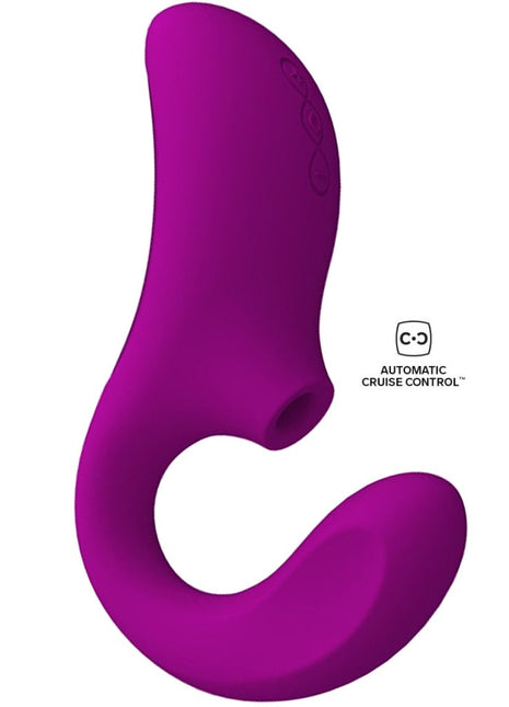 Lelo Enigma Cruise Dual Stimulation Sonic Massager Deep Rose