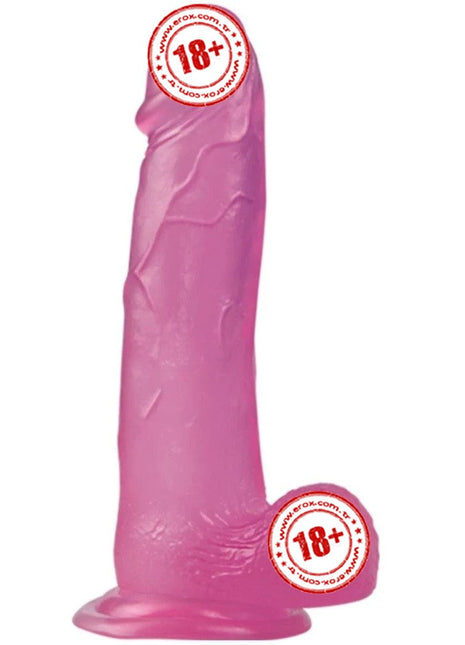 Lovetoy Jelly Studs Pink Large 20 cm Jel Dildo LV3100