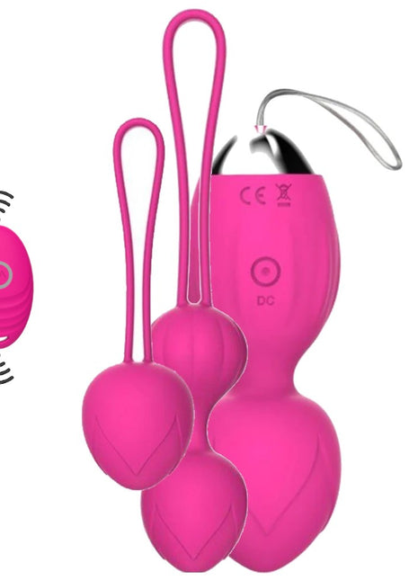 Erox Exuis Red Uzaktan Kumandalı Kegel Egzersiz Topu