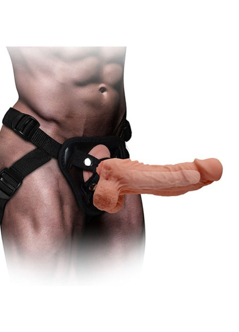 Mars 17.5 Cm Içi Boş Belden Bağlamalı Kemerli Realistik Dildo