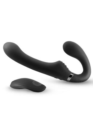 NS Novelties Shi/Shi Midnight Rider Uzaktan Kumandalı Titreşimli Strap-On