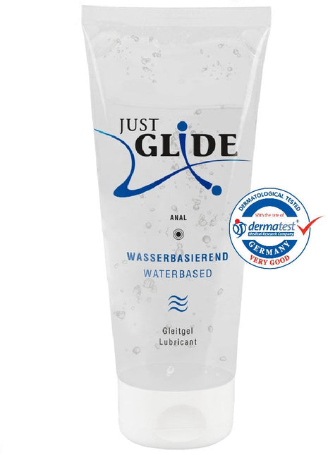 Just Glide Water-Based Anal Lubricant Gel Kayganlaştırıcı Jel 200 Ml