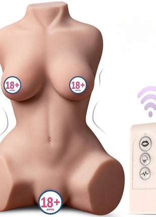 Shequ Delia Emiş Güçlü ve Titreşimli Realistik Vücut Masturbator SQ-MAS20015
