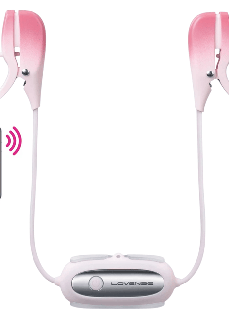 Lovense Gemini Telefon Kontrollü Titreşimli Göğüs Ucu Vibratör