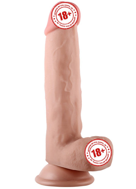 Lovetoy Sliding Skin Hareketli Deri Özellikli 20 Cm Realistik Penis