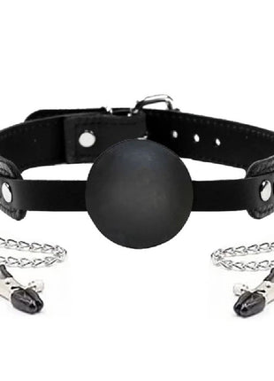 Pipedream Fetish Fantasy Series Ball Gag & Nipple Clamps